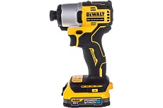 Бесщеточный импульсный шуруповерт DeWalt 18 В XR батарея POWERSTACK, чемодан TSTAK DCF840E1T-XJ