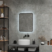 Зеркало Art&Max Siena 60x70 с подсветкой, AM-Sie-600-700-DS-F
