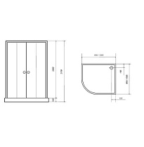 Душевая кабина Aqualux Idro AQ-41700GM