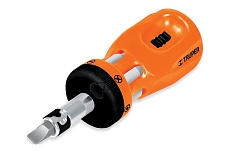 Мини-отвертка с храповым механизмом плюс 12 бит Truper DTROM-12 18193