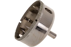 Коронка с центрирующим сверлом по стеклу и керамике (70х55 мм) Vertextools 336-70-55