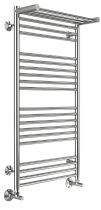 Полотенцесушитель водяной Terminus Аврора П20 500x1000, 4670078529442 c полкой