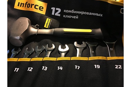 Цельнокованая кувалда Inforce 1360 грамм 06-16-17