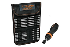 Отвертка с трещоткой и битами Truper JDM-26 18219