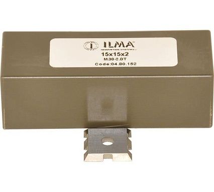 Нож сменный квадратный твердосплавный ILMA со стружколомом HW 15x15x2 04.80.152