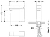 Смеситель для раковины Timo Selene 2061/17F золото матовое