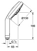 Душевая лейка Grohe Rainshower Cosmopolitan 28755000