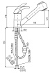 Смеситель для кухни Rav Slezak Dunaj D410.5 с душем