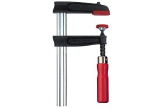 Чугунная струбцина BESSEY TP100S12BE 1000/120, 5.5 кН, деревянная ручка BE-TP100S17BE