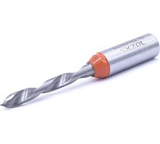 Сверло присадочное сквозное усиленное KJ1-V40205L (5х70 мм; хв-к 10 мм; левое вращение) МНОГОФРЕЗ 6571