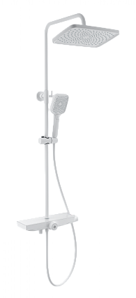 Душевая стойка Wonzon&Woghand ThermoKlick WW-B3098-A-MW термостат, белый матовый