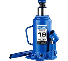 Гидравлический бутылочный домкрат Зубр Профессионал T50, 16т, 228-465 мм 43060-16_z01