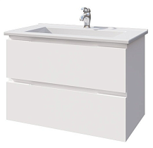 Мебель для ванной Caprigo Sydney 80 см белый матовый