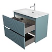 Мебель для ванной BelBagno Uno 80 см Голубой матовый