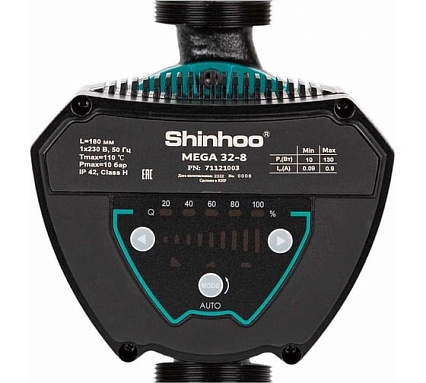 Насос циркуляционный SHINHOO MEGA 25-12 230V /96/ 71121002