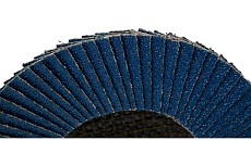 Круг лепестковый торцевой, прямой, цирконат 65% 125х22.2 мм, P-60 ABRAFORM AF-FLAP-FT-125-P60-ZR65