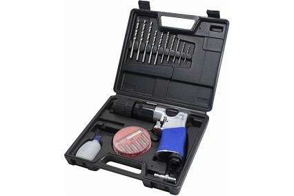 Пневмодрель с реверсом, набором бит и сверл Rockforce 20 предметов RF-RP7810(50376)