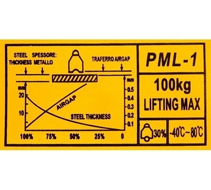 Магнитный захват HAKLIFT MAGPML100