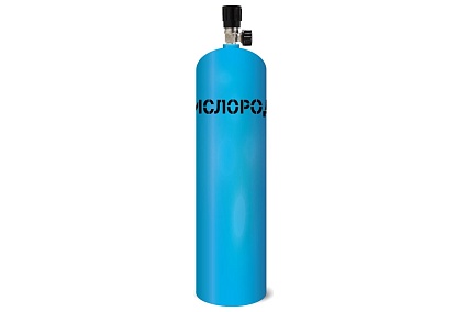 Баллон кислородный (2 л; 200 атм; вентиль ВКМ-95) ПНТЗ 00-00000481