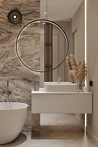 Мебель для ванной ЗОВ Кито Флавио 80 см со столешницей, белый