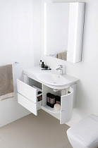 Мебель для ванной Laufen Palace New 90 см R, белый