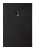 Поддон для душа BelBagno TRAY-MR-UNO-AH-120/90-35-NERO-NO 120x90 черный, накладка черный
