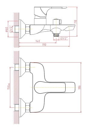 Душевая стойка Orange Aristo M19-944w белый