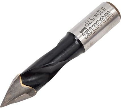Сверло сквозное 10x25x57 мм, S10x27 мм, R Woodtec ИН 359094