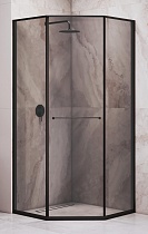 Душевой уголок RGW Stilvol SV-82B R 100x100 тонированное, черный 33328200-34R