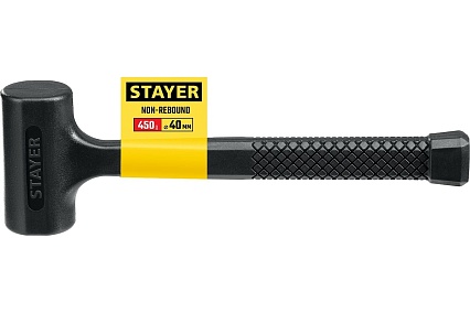 Цельнолитой безынерционный молоток Stayer 450 г, 40 мм 2042-450