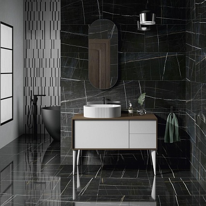 Тумба со столешницей Kerama Marazzi Atollo 110 см белый матовый