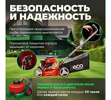 Бензиновая самоходная газонокосилка Eco LG-434