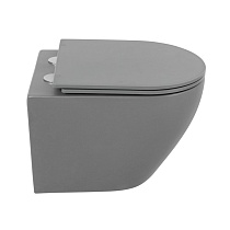 Крышка-сиденье Belbagno Colorato BB062SC-GR, с микролифтом, матовый серый