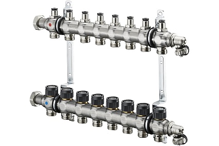 Распределительный коллектор Oventrop 1", Multidis SF 9 1404559