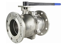 Шаровой кран DN.ru КШФП.316.200 Ду 150 Ру16 с ISO-фланцем и рукояткой D160-04822