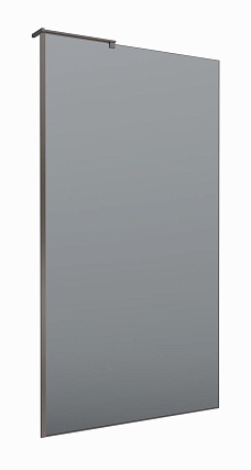 Душевая перегородка Belbagno UNO-L-1-TB-110-GR-GM 110x200 графит, оружейная сталь