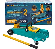 Домкрат подкатной гидравлический iLOFORCE 2т (h min 135мм, h max 320мм) IF-TA820011(61552)