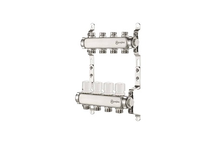 Группа коллекторов Aquasfera нержавеющая сталь, 1" м/м 10в 3/4" ЕК н/р 9504-09 129-6984