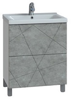 Тумба с раковиной Vigo Geometry 60 см (под раковину como) бетон
