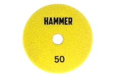 Круг алмазный шлифовальный гибкий черепашка Flex 206-211 (125 мм; P50) Hammer 691454