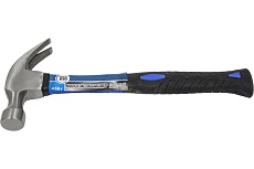 Кованый молоток-гвоздодер Toolberg фибергласовая обрезиненная ручка, 450 г 90002912647