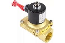 Электромагнитный клапан DN.ru VS2W-100V-NC Ду25 Ру10 латунь 24 В AC прямого действия D130-04308