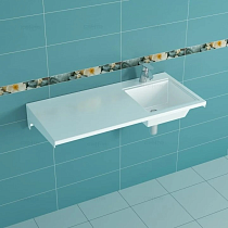 Мебель для ванной Санта Марс 110 см (рак.Лидер 110см) подвесная, белый