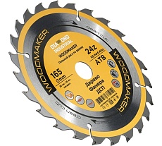 Диск пильный по дереву 165x20/16 мм, Z=24, АТВ WoodMaker Diamond Industrial DIDD165Z24