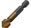 Зенковка конусная под М5, HSS, по металлу, цилиндрический хвостовик Denzel 72305