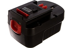 Аккумулятор для электроинструмента Black & Decker (Ni-Сd, 14.4В, 1.5Ач) Topon PN: A14 TOP-PTGD-BD-14.4-1.5