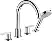 Смеситель на борт ванны Hansgrohe Vernis Shape 71459000 хром