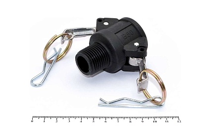 Камлок полипропиленовый HIMPT (PP) B-050 1/2" (13 мм) 00-00012311