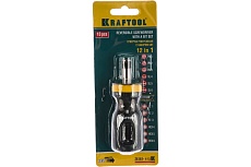 Реверсивная отвертка с битами BIT LOCK 12 в 1 Kraftool 26161-H13