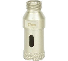 Коронка алмазная, вакуумное спекание (27х40 мм; 1/2&quot;; М14) TECH-NICK TUK 136.600.7019